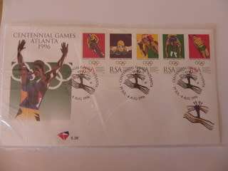 RSA 6.38 (1996) - Atlanta Olympic Games FDC