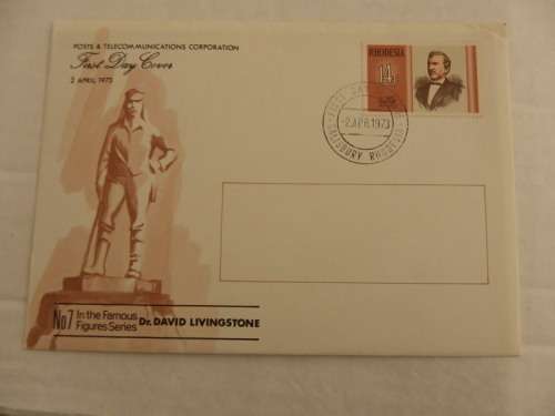 Rhodesia (1973) - Dr David Livingstone Illustrated FDC
