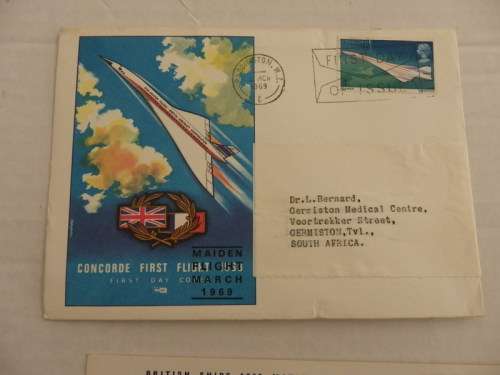 Great Britain (1969) - Concord 1st Flight Illustrated FDC