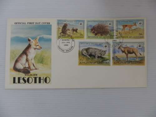Lesotho (1982) - Wildlife Definitive Illustrated FDC