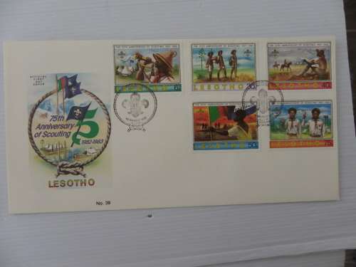 Lesotho (1982) - Soccer World Cup Illustrated FDC