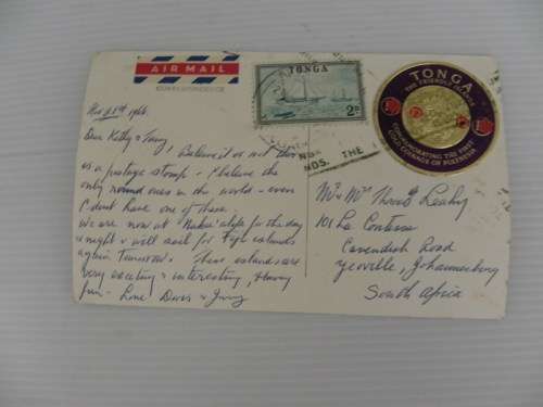Tonga (1966) - Used Postcard