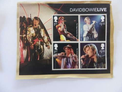 Great Britain - David Bowie Used Miniature Sheet on Paper