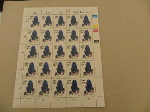 SWA 4th Definitive Series (1989) - 10c Full Sheet in Mint