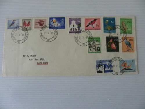 RSA (1961) - 1st Decimal Series Private FDC