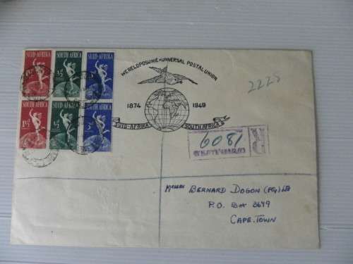 Union (1949) - Universal Postal Union Illustrated FDC