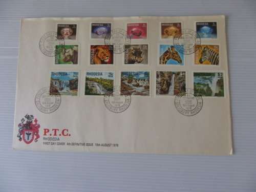 Rodesia (1978) - 4th Definitive Series Illustrated FDC
