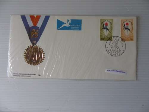 Variety : RSA 1.10 (1969) - SA Games Unadressed FDC