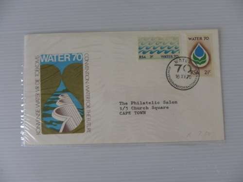 Variety : RSA 1.13 (1970) - Water Campain Private FDC