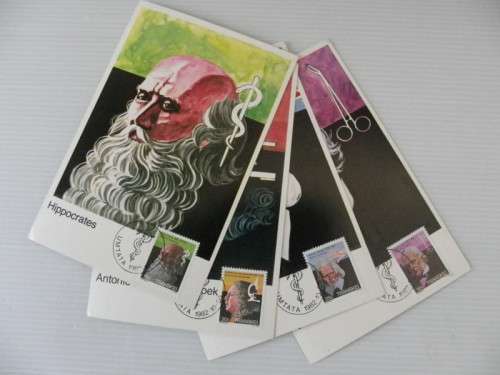 Transkei 1.27 (1982) - Heroes of the Medicine (1st Series) Scarce Limited Edition  Postcard Set