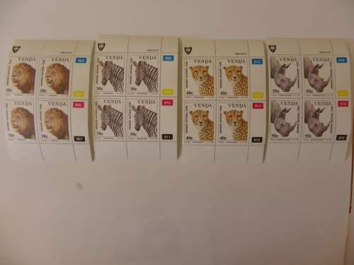 Venda 2.17 (1990) - Wildlife Conservation Mint Control Block Set
