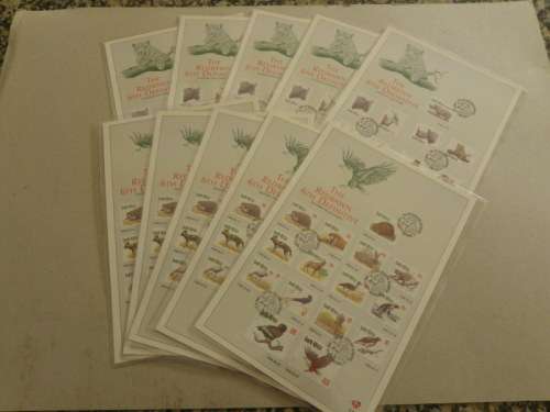 RSA 6.83 6th Definitive Series (1998) - SAPO Issued Folder with all 8 Variations (Read Below)