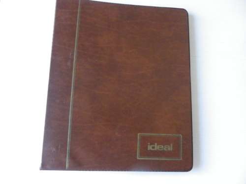 Dark Brown FDC Album with 12 Pages