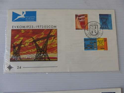 RSA 1.24 (1973) - 50th Anniversary of Escom Official FDC
