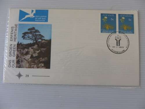 RSA 1.29 (1973) - Our Green Heritage Official FDC Unaddressed
