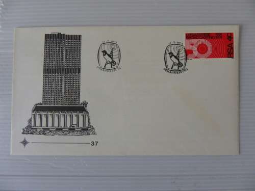 RSA 1.37 (1974) - 50th Anniversary of Broadcasting Official FDC
