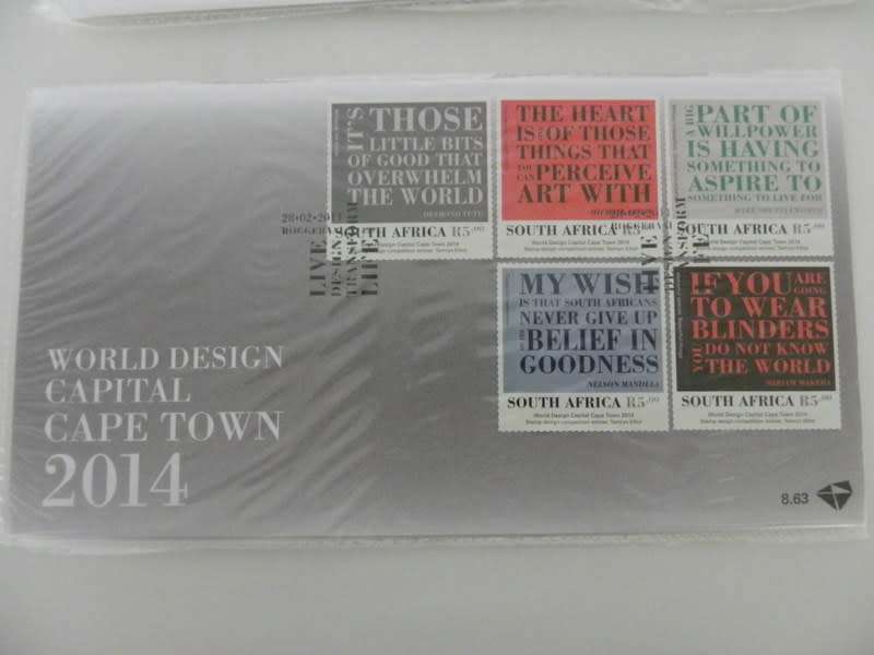 RSA 8.63 (2014) - World Design Capital Cape Town FDC
