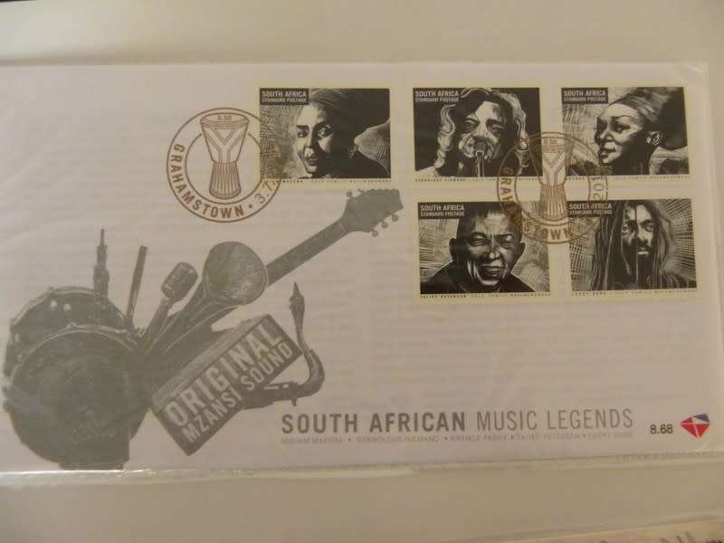RSA 8.68 (2014) - SA Popular Music Legends FDC