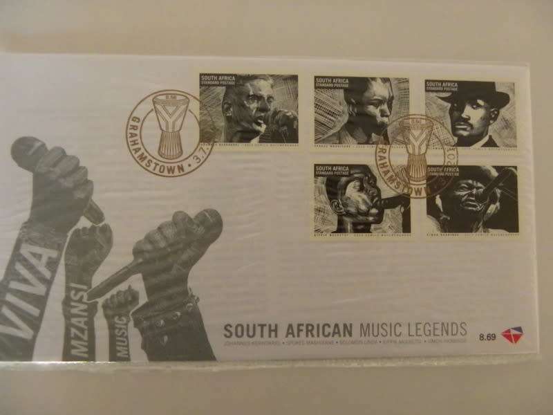 RSA 8.69 (2014) - SA Popular Music Legends FDC