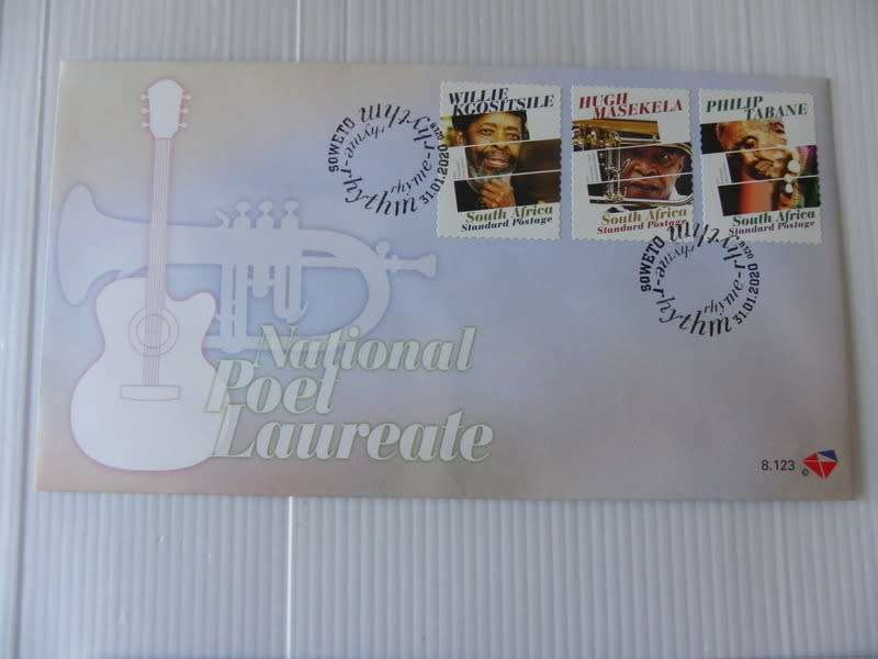 RSA 8.123 (2020) - Poets of the Word and Sound FDC