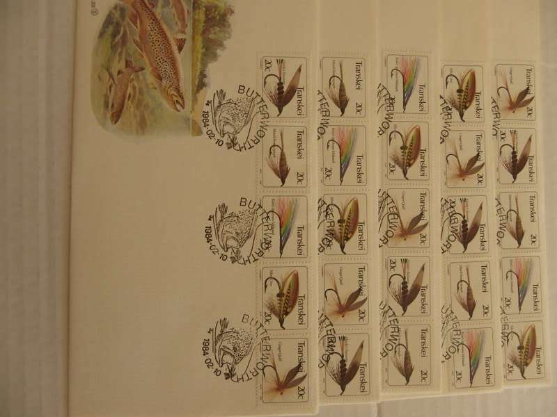 Transkei 1.33 (1984) - Fishing Flies (5th Series) Full FDC Set