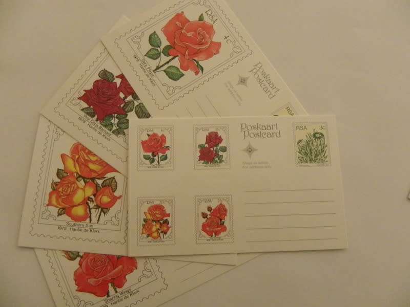 RSA 3.18 (1979) - World Rose Convention Postcard Set