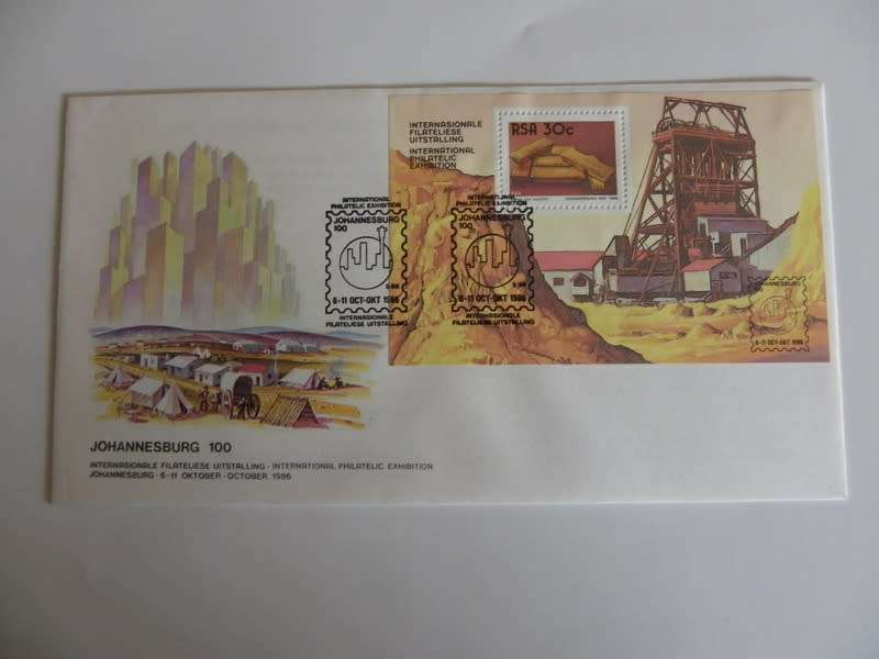 RSA (1986) - JHB Centenary FDC