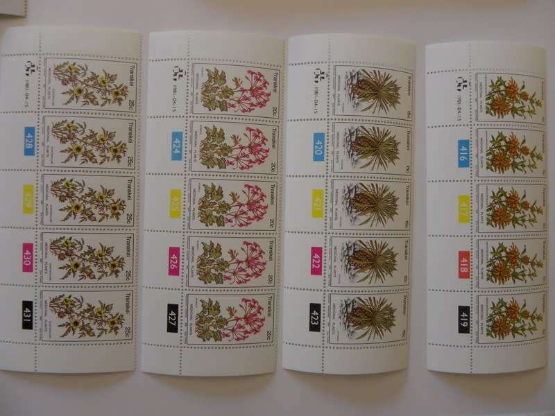 Transkei 1.22 (1981) - Medicinal Plants Mint Control Block Set