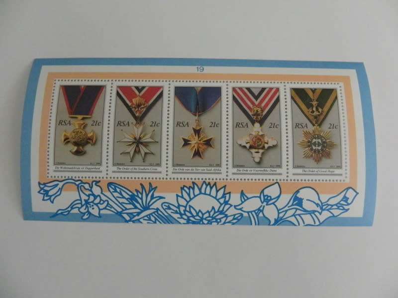 RSA 5.12 (1980) - National Orders Mint Miniature Sheet