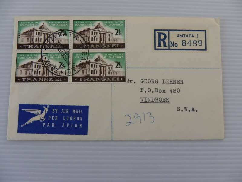RSA (1963) -  1st Meeting of Transkei Legislation Private FDC with Official Cancel