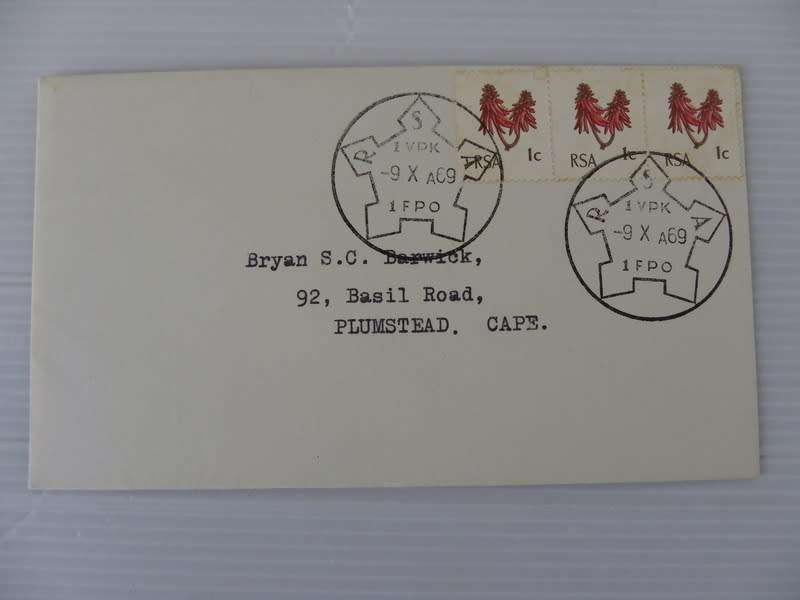 RSA (1969) - Old Letter with Castle Cancel