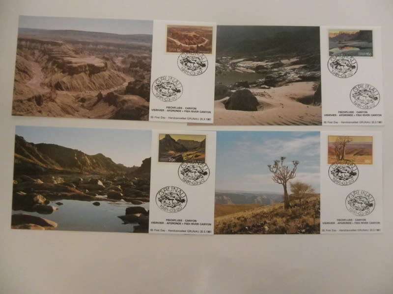 SWA 1.32 (1981) - Fish River Canyon Limited Edition Postcard Set