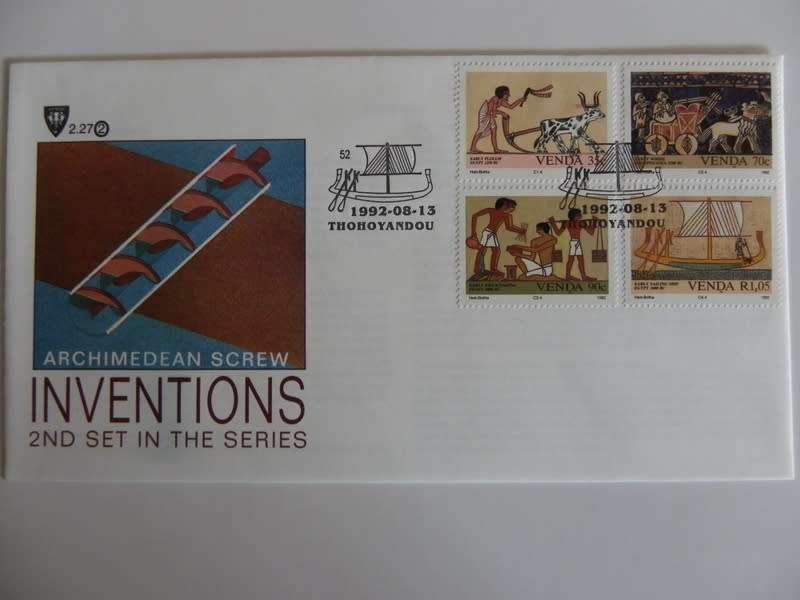 Venda 2.27 (1992) - Inventions 2nd Series FDC