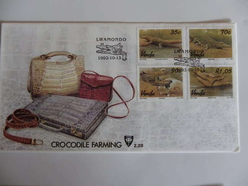 Venda 2.28 (1992) - Crocodile Farming Illustrated FDC