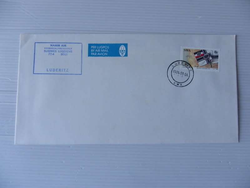 SWA (1984) - Introduction of Namib Air Private FDC