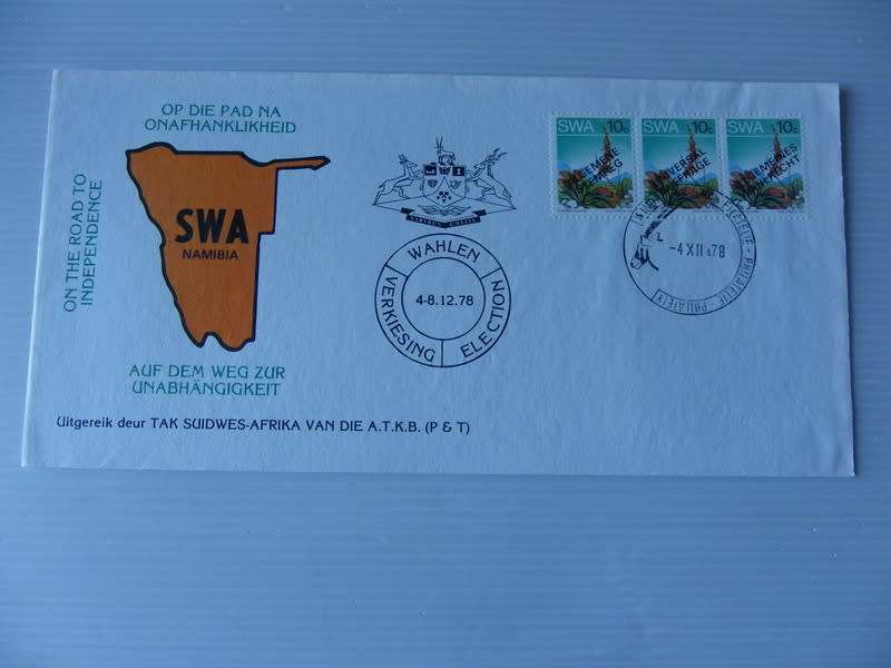 SWA (1978) - On the Road to Independence Illustrated FDC