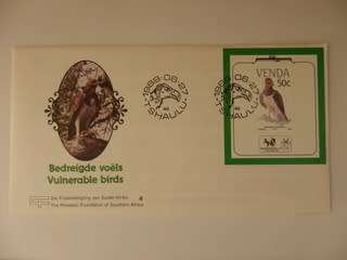 Venda SAF04 (1989) - Vulnerable Birds Illustrated FDC