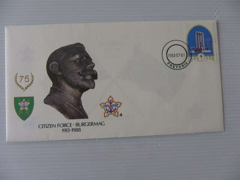 RSA (1980) - SADF #04 Citizen Force Illustrated FDC