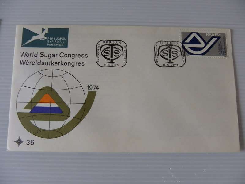 RSA 1.36 (1974) - 15th World Sugar Congress Official FDC
