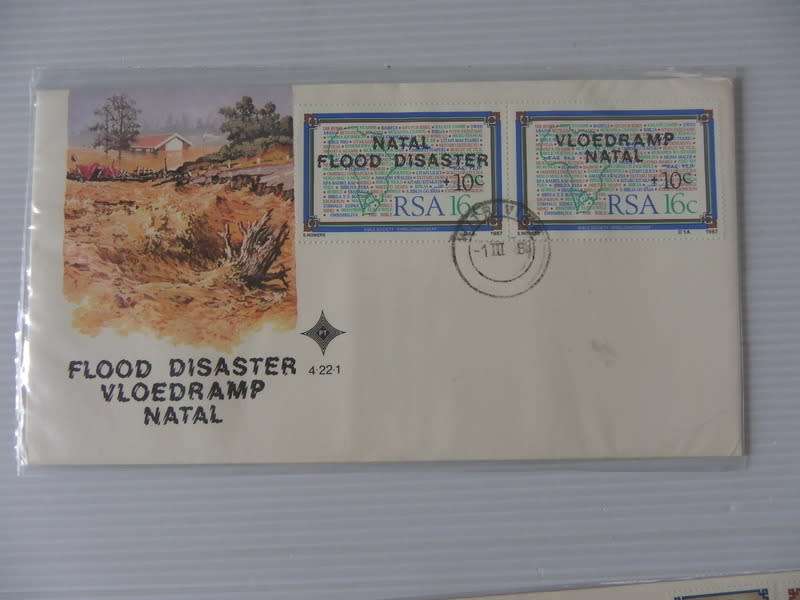RSA 4.22.1 (1987) - Flood Disaster FDC with Witrivier Cancel