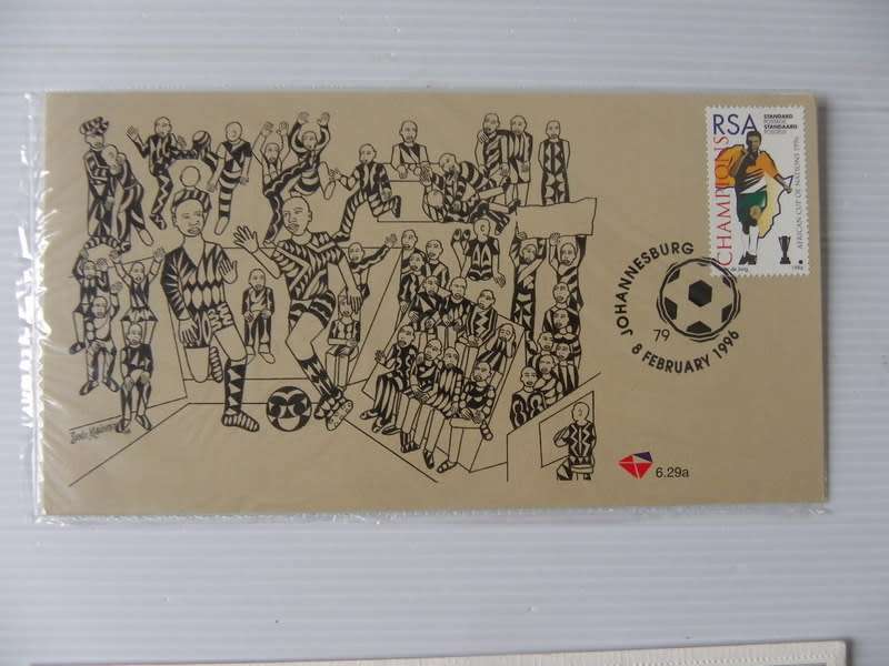RSA 6.29a (1996) - African Cup of Nations Scarce Card