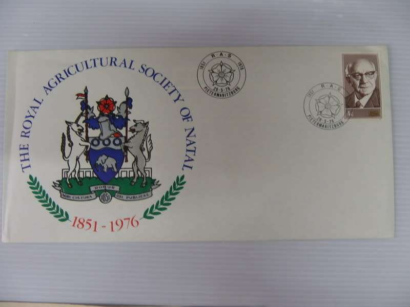 RSA (1976) - Royal Agriculture Society of Natal Illustrated FDC