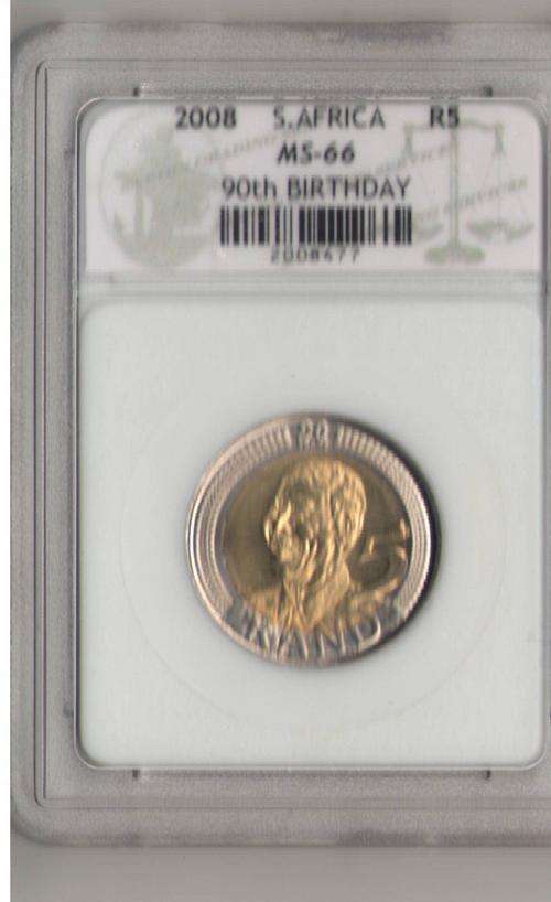 Mandela 2008 MS66 Crazy @ only R99!!!!!!
