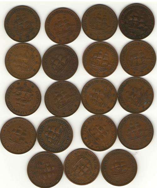 From 1928 Union Penny Collection 20 coins @ Crazy R9-99 Start