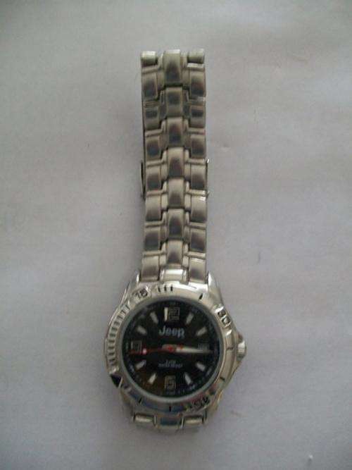 JEEP Black Face Metallic Men's Watch with WARRANTY and COLLECTOR TIN