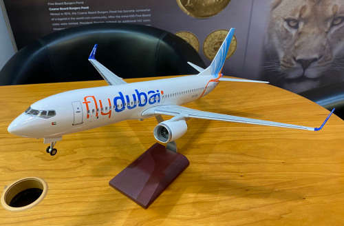 Boeing 737-800 High Quality Airplane Display Model 47CM Fly Flydubai livery