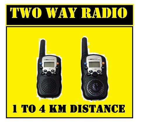 TWO WAY RADIO 1 TO 4 KM DISTANCE R795.00