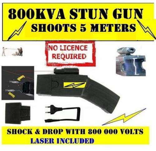 SHOOTS OUT FIVE METERS STUN GUN 800 000 VOLTS SHOCK & DROP @ 5 METERS R4299.99