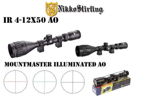 NIKKO STIRLING IR 4-12X50AO ILLUMINATED AO R2295.00