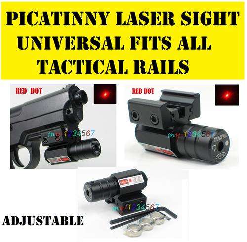 5MW PISTOL / PAINTBALL / AIR RIFLE LASER SIGHT PICATINNY RAIL R599.95